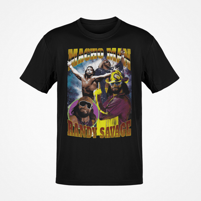 Macho Man Randy Savage Pixeled Collage T-shirt