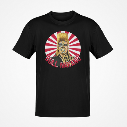 Bull Nakano Red White Stripes Black T-shirt