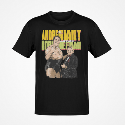 Andre The Giant Bobby The Brain Heenan Legends Black T-shirt