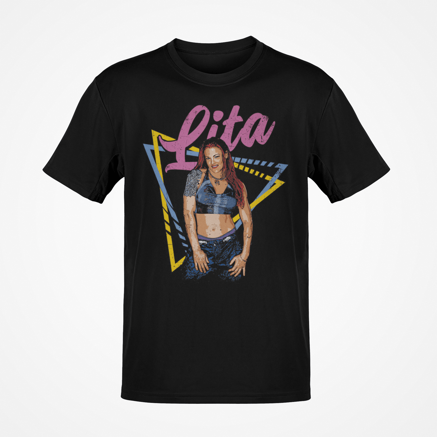 Lita Rebel Pose Black T-shirt