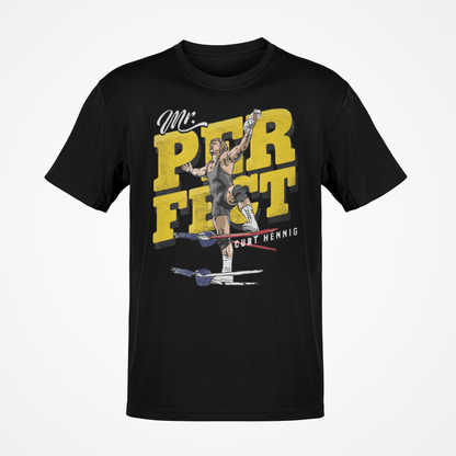 Mr Perfect Curt Hennis Top Rope Pose Black T-shirt