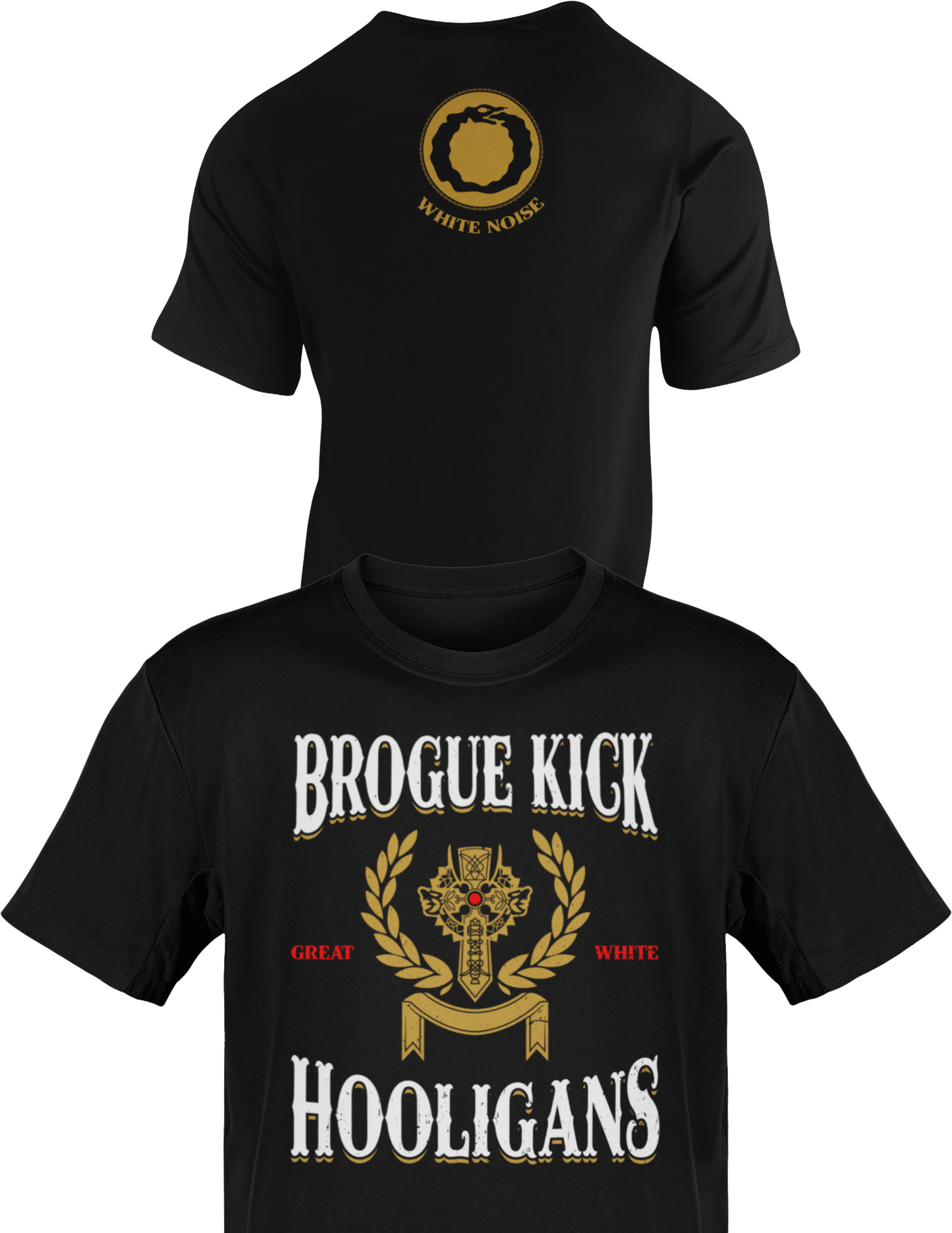 Sheamus Brogue Kick Hooligans Wihte Noise T-shirt