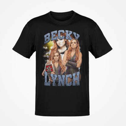 Becky Lynch WWE Superstar Black T-shirt