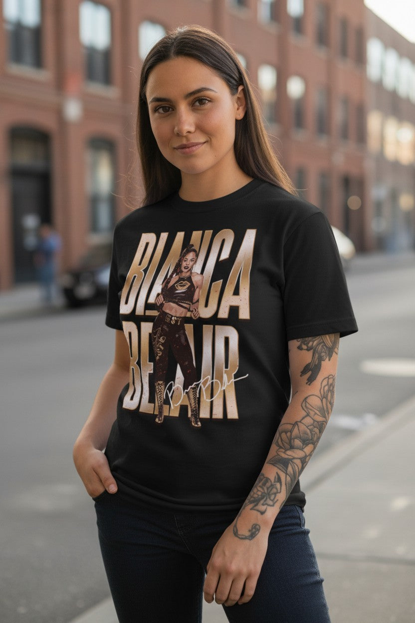 Bianca Belair Signature Pose T-shirt