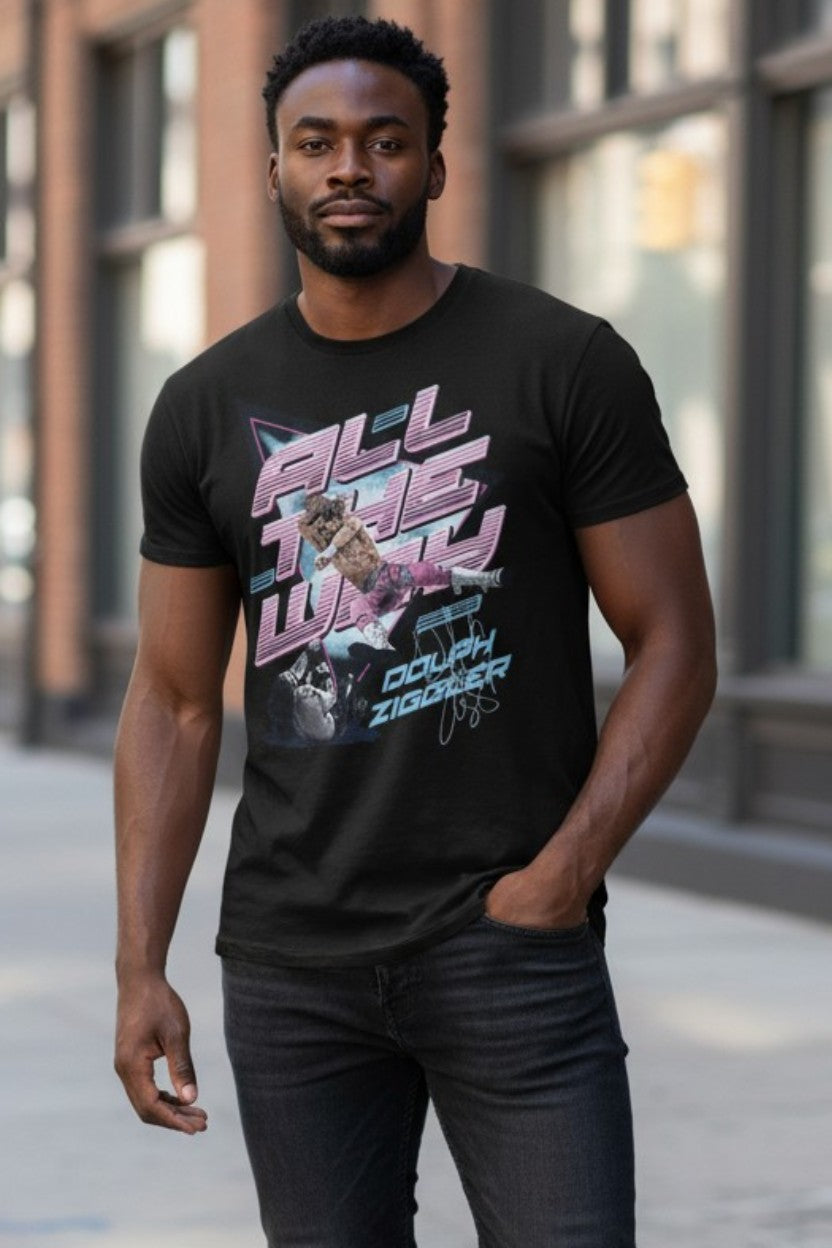Dolph Ziggler All The Way Black T-shirt