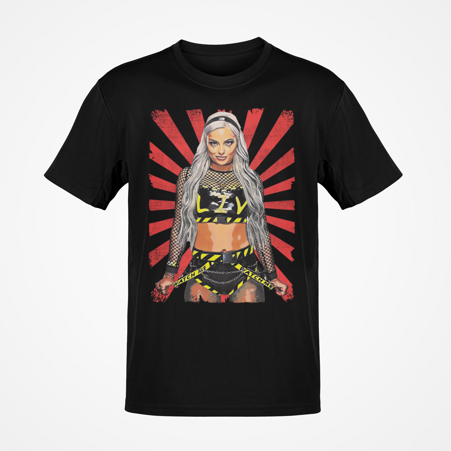 Liv Morgan Watch Me Starburst Black T-shirt