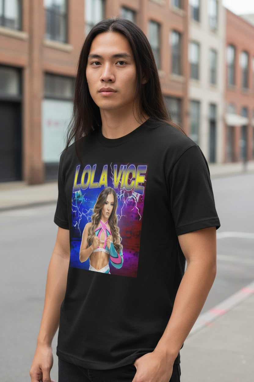 Lola Vice Highlight Black T-shirt