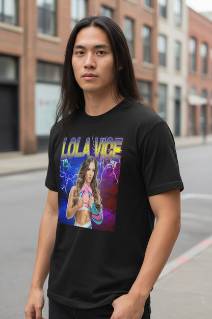 Lola Vice Highlight Black T-shirt