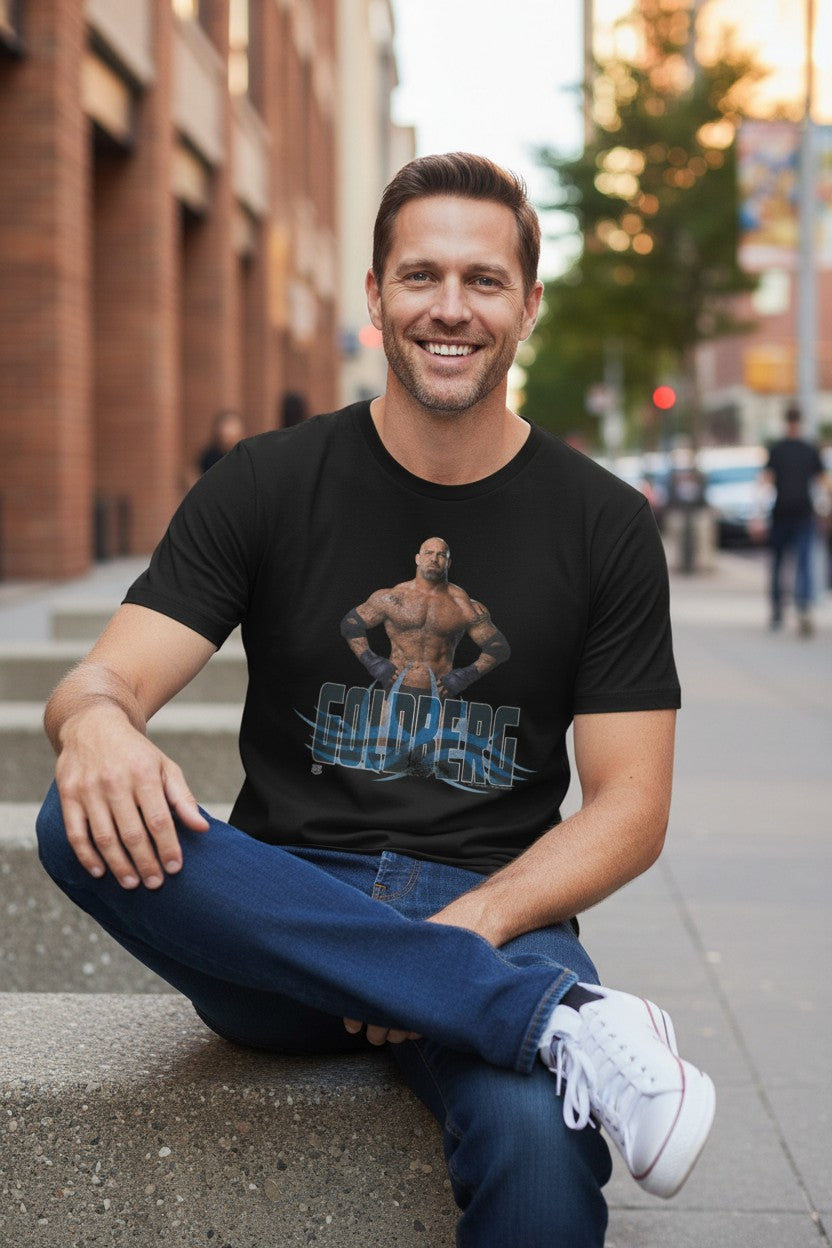 Goldberg Pose Black T-shirt