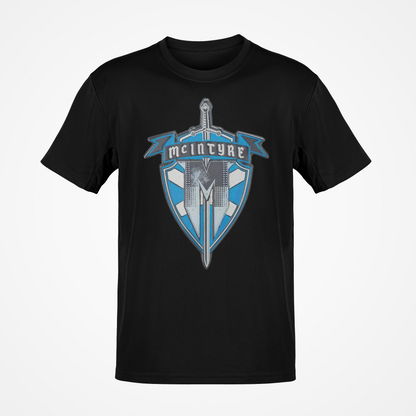 Drew Mcintyre Crest Logo Black T-shirt