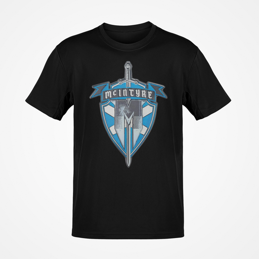 Drew Mcintyre Crest Logo Black T-shirt