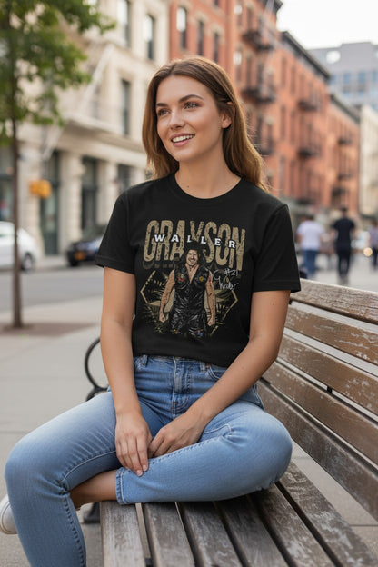 Grayson Waller #21 Walkout Black T-shirt