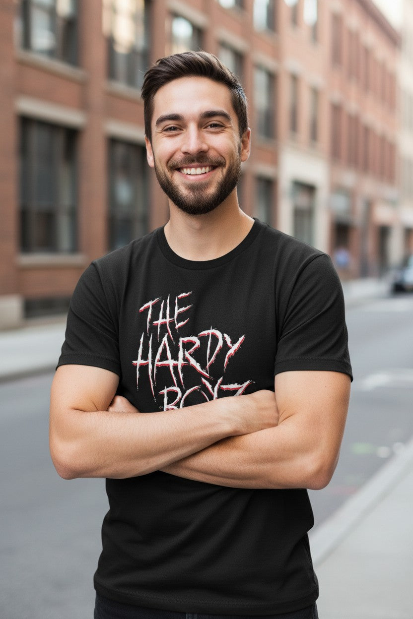The Boyz Matt Jeff 2Xtreme Mens Black WWF T-shirt