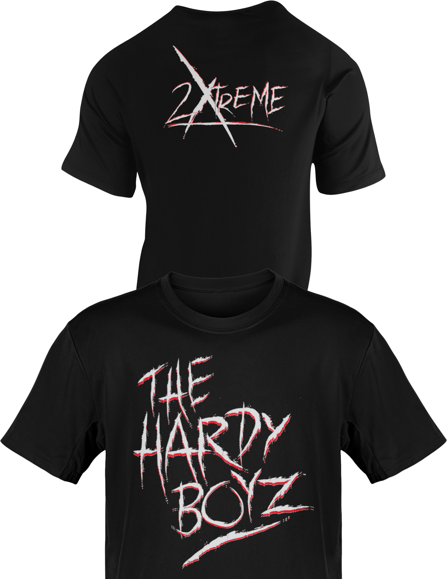 The Boyz Matt Jeff 2Xtreme Mens Black WWF T-shirt