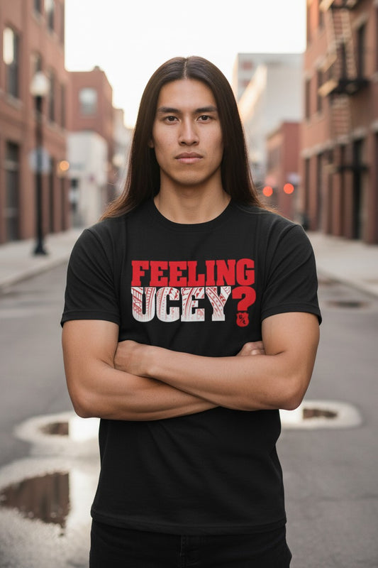 Bloodline Feeling Ucey Jimmy Jey Uso Black T-shirt