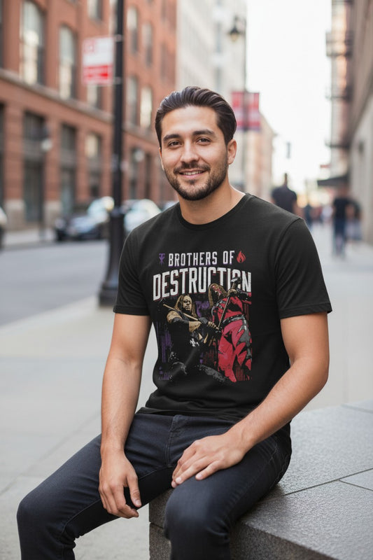 Undertaker Kane Brothers Of Destruction BlackT-shirt