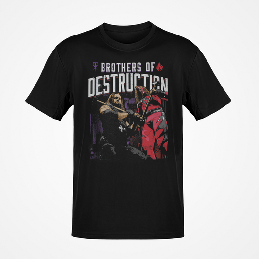 Undertaker Kane Brothers Of Destruction BlackT-shirt