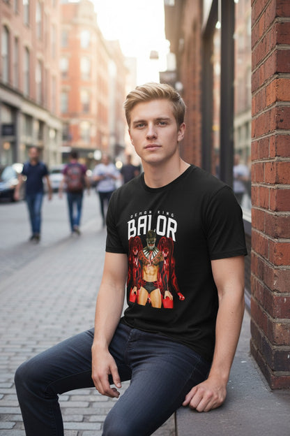 Demon King Finn Balor Mens Black T-shirt