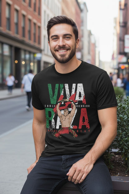 Eddie Guerrero WWE Champ Viva La Raza Black T-shirt