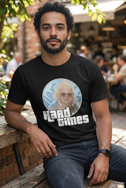 Dusty Rhodes Hard Times Black T-shirt