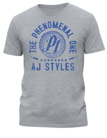 AJ Styles The Phenomenal One P1 Logo T-shirt