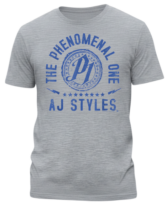 AJ Styles The Phenomenal One P1 Logo T-shirt