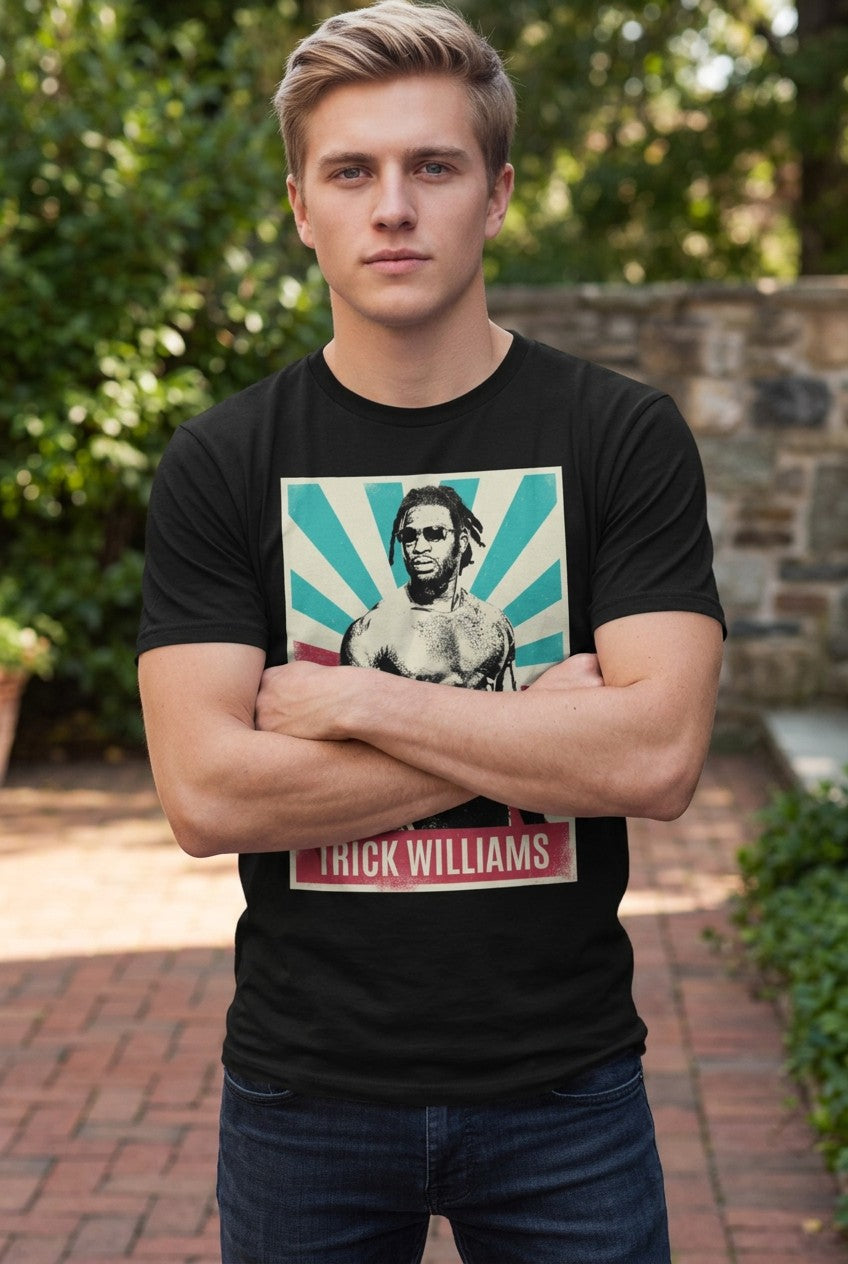 Trick Williams WWE Superstar Black T-shirt