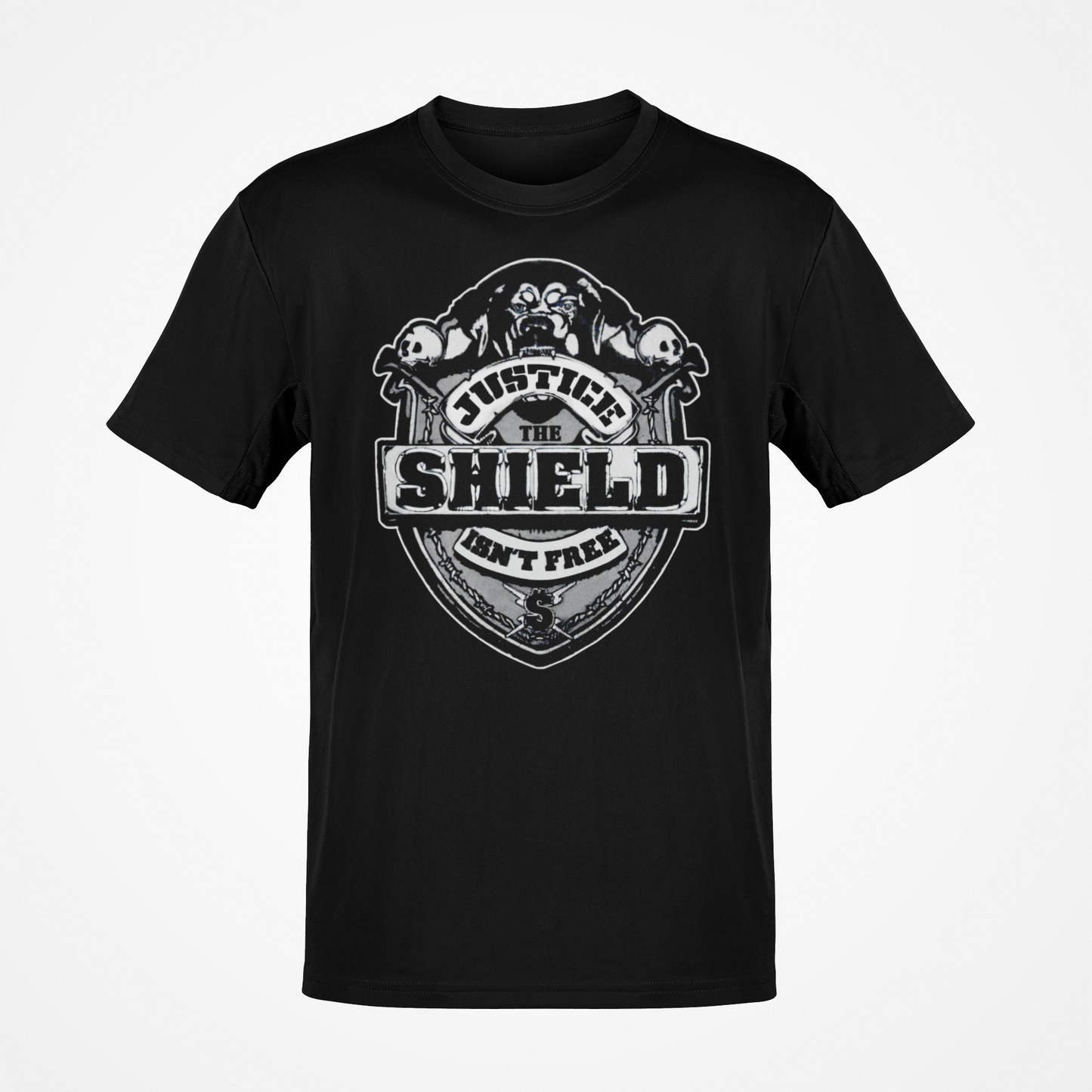 The Shield Justice Isn't Free Reigns Ambrose Rollins WWE Mens Black T-Shirt