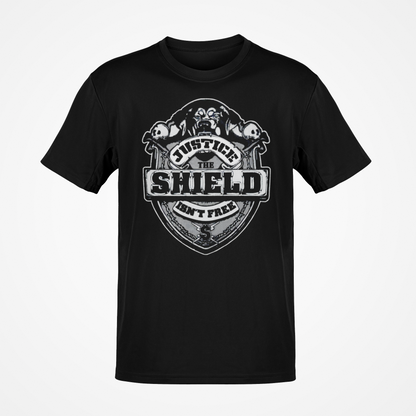 The Shield Justice Isn't Free Reigns Ambrose Rollins WWE Mens Black T-Shirt