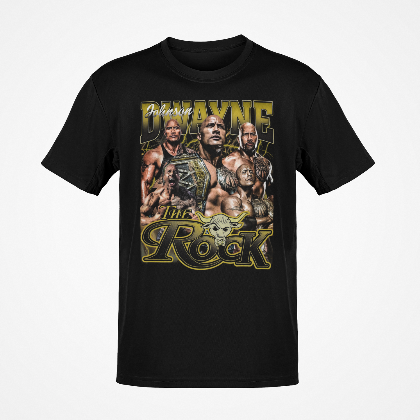 Dwayne The Rock Johnson Five Pose T-shirt