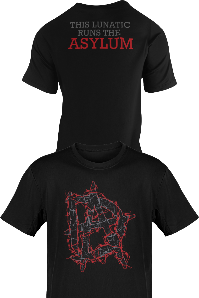 Dean Ambrose This Lunatic Runs The Asylum Black T-shirt
