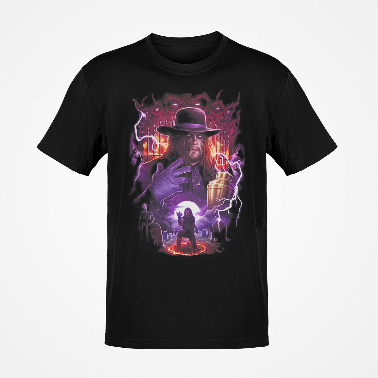 The Undertaker Hells Gate Fire Ring Black T-shirt