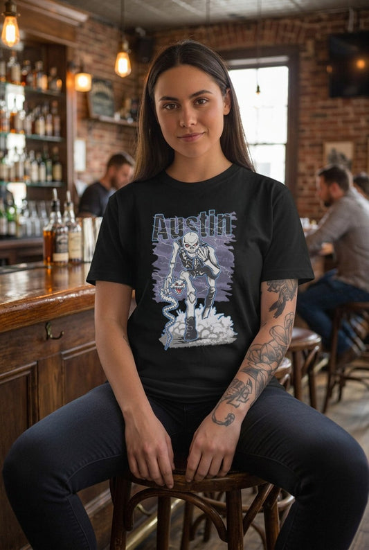 Stone Cold Steve Austin Bad to the Bonz T-shirt