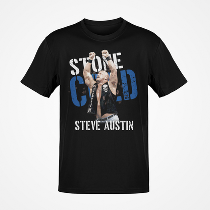 Stone Cold Steve Austin Top Rope Mens Black T-shirt