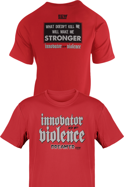 Tommy Dreamer Innovator of Violence ECW Red T-shirt