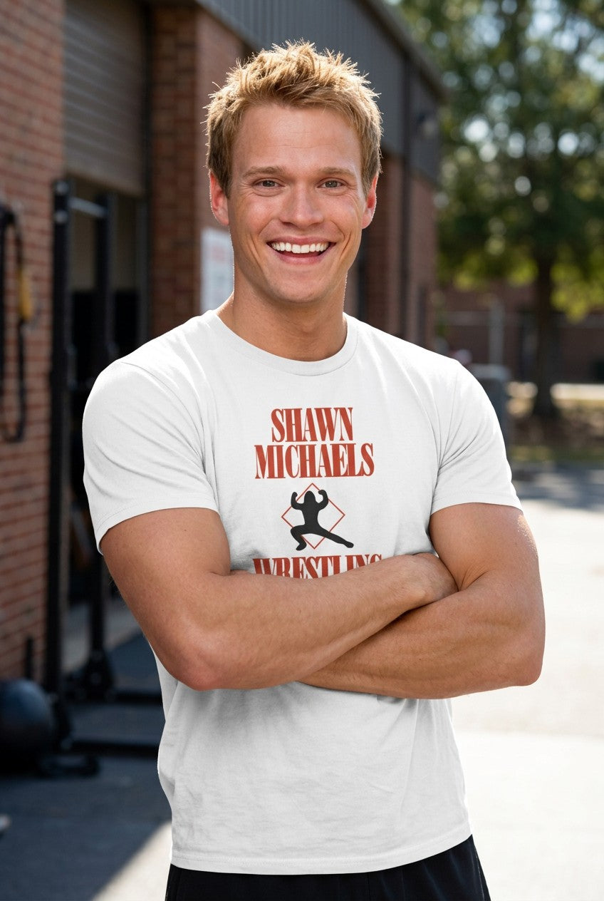 Shawn Michaels Wrestling Academy White T-shirt