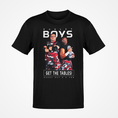 Dudley Boyz Get The Tables Mens Black T-shirt
