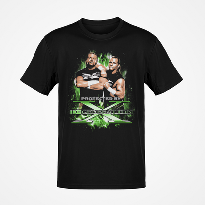 Protected by D-Generation X Triple H Shawn Michaels T-shirt