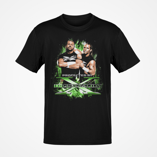Protected by D-Generation X Triple H Shawn Michaels T-shirt