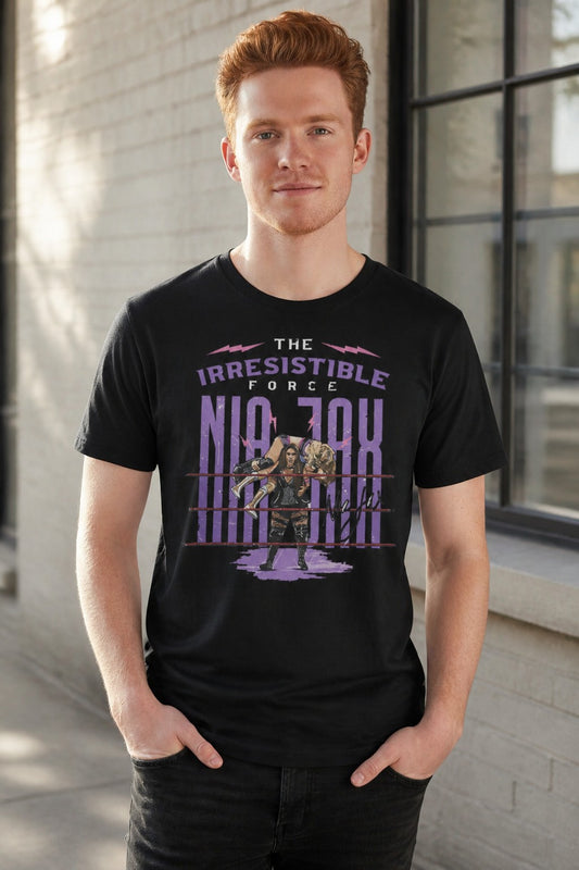 Nia Jax Irresistible Force Black T-shirt