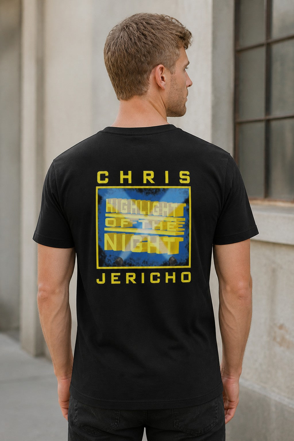Chris Jericho Highlight of The Night Y2J Black T-shirt