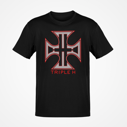 Triple H The Game Cross Logo Black T-shirt