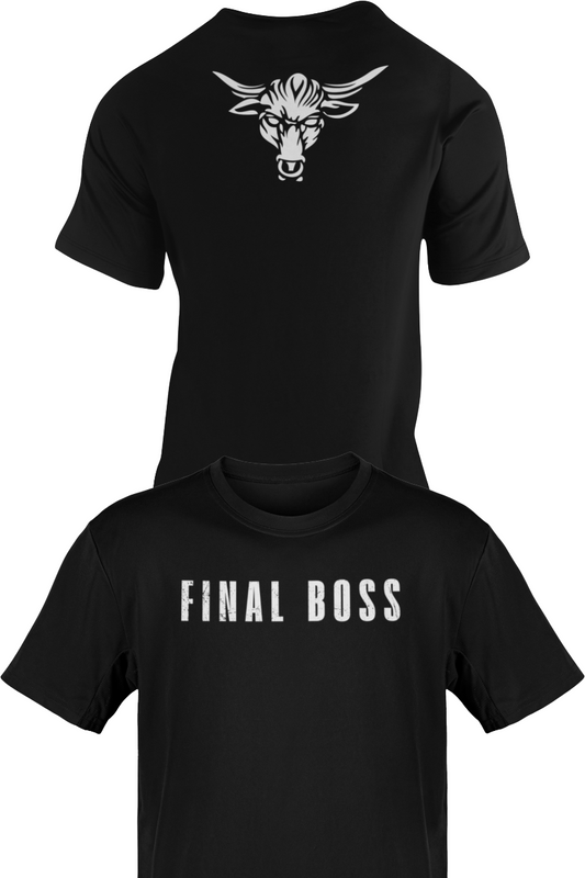 The Rock Final Boss Wrestlemania Black T-shirt