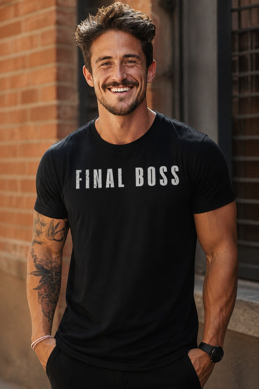 The Rock Final Boss Wrestlemania Black T-shirt