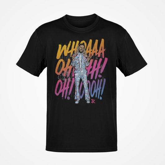 Seth Rollins Entrance Chant Song Black T-shirt