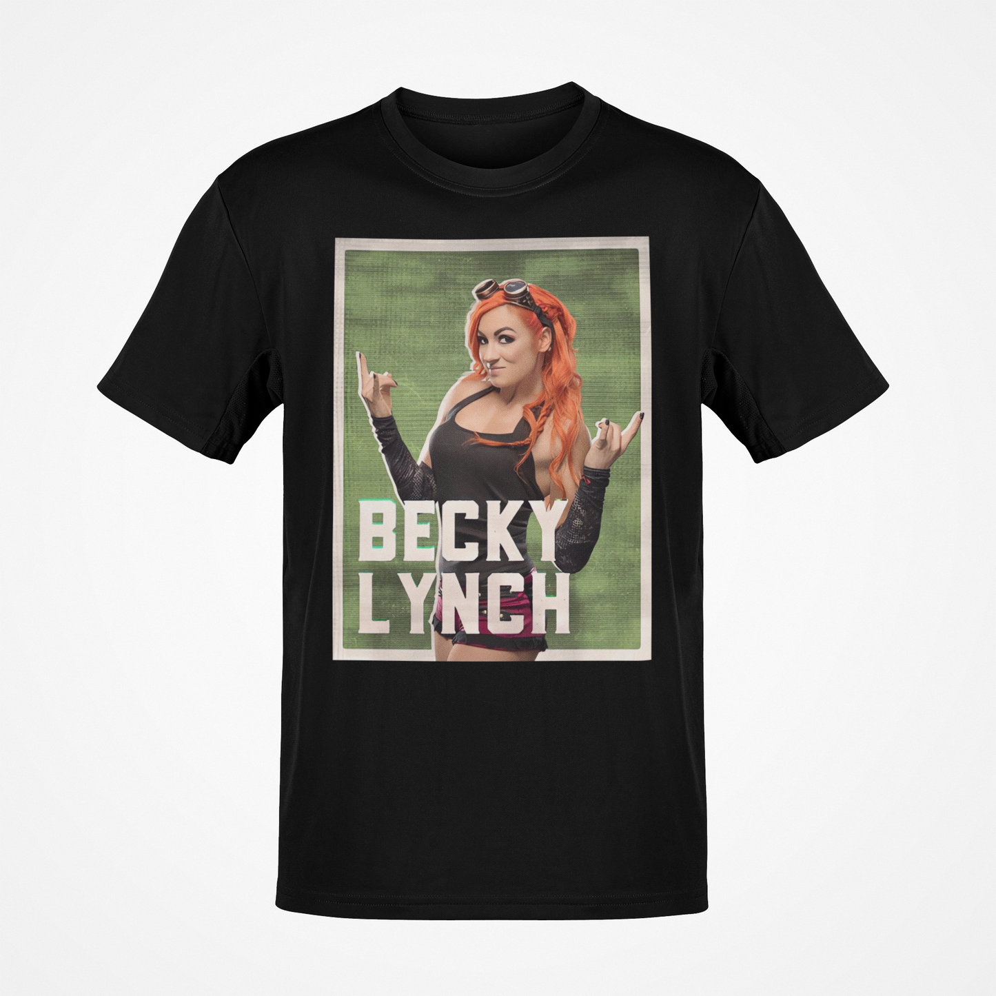 Becky Lynch Steampunk Style Black T-shirt