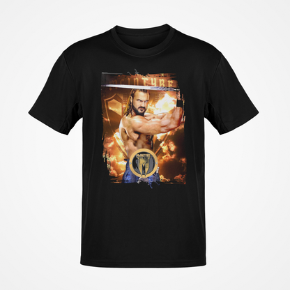 Drew McIntyre Sword Angela Mens Black T-shirt