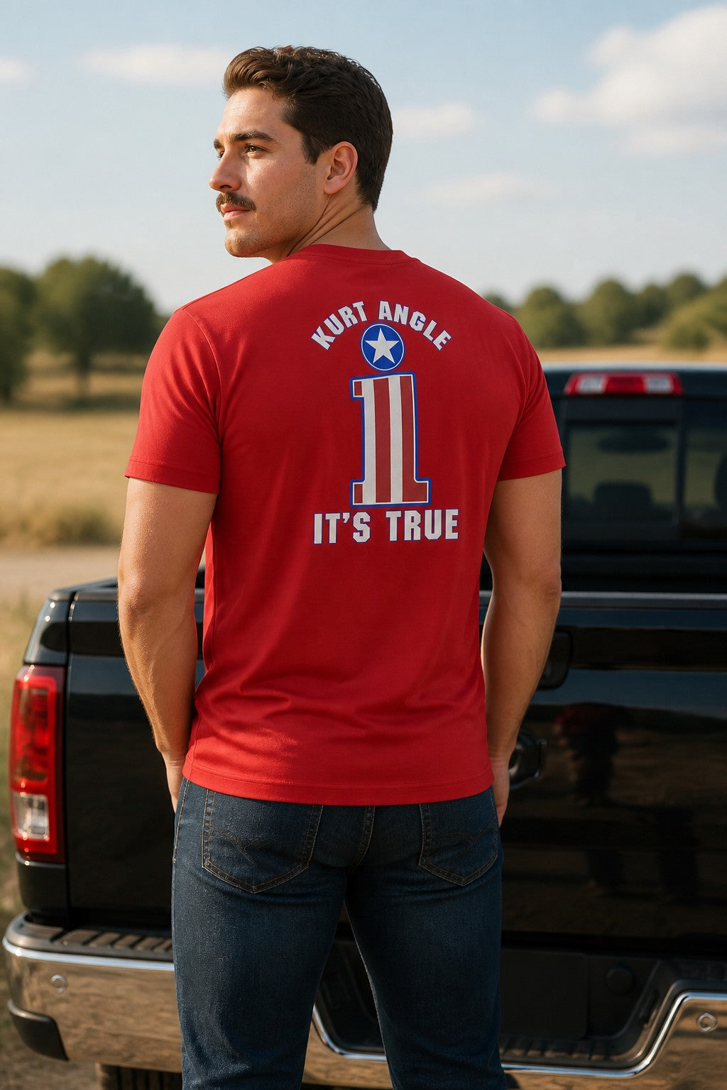 Kurt Angle I'll Make You Tap Out Red T-shirt