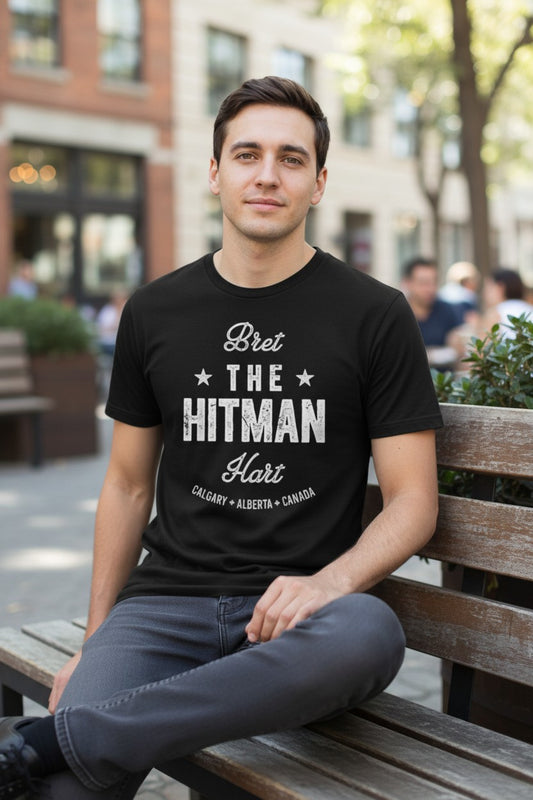 Bret Hart The Hitman Hart Alberta Canada T-shirt