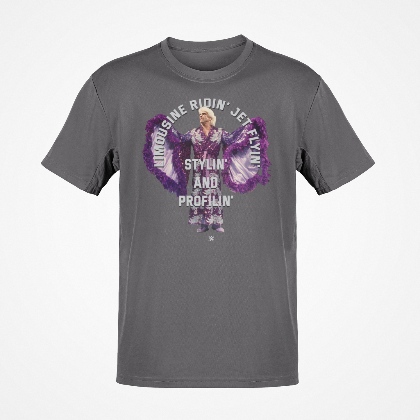 Ric Flair Limousine Stylin' and Profilin' Charcoal T-shirt